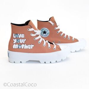 Converse Chuck Taylor All Star Women's 8 Shoes Lugged Platform Love Your Mother